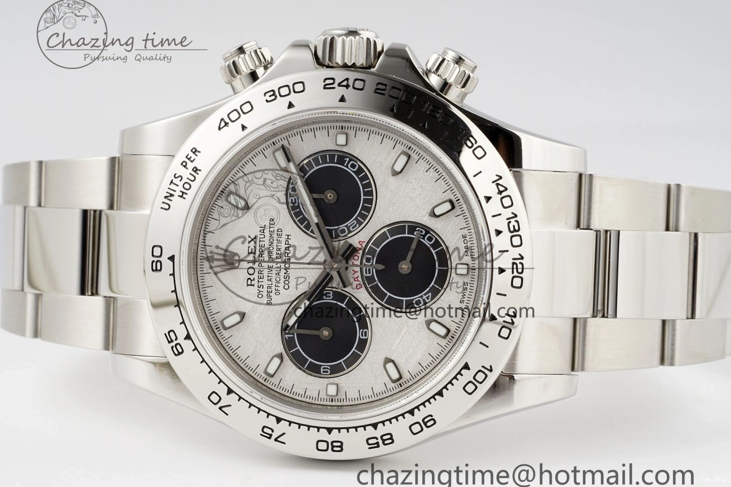 MiroTime 0212 Daytona 116509 Noob 1:1 Best Edition Meteorite Dial on SS Bracelet SA AllSeason 2014